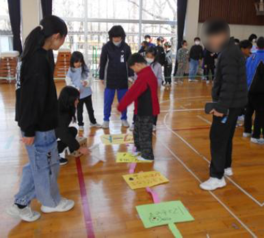 ゴールを目指せ ！給食すごろく！（給食委員会）