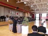 学校長式辞
