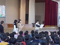 代表児童の発表２