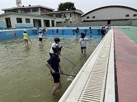 プール清掃