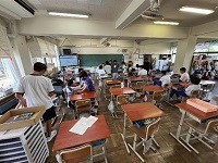 班会の様子