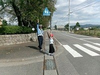 横断歩道の横断②