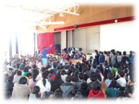 ６年生を送る会①