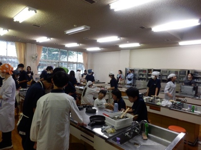 家庭科　調理実習